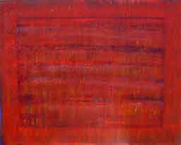 Color image of Swartz painting: And the fire and the rose are one