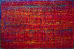 Color image of Swartz painting:: In My End Is My Beginning